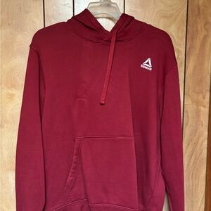 Reebok Men's Burgundy Hoodie